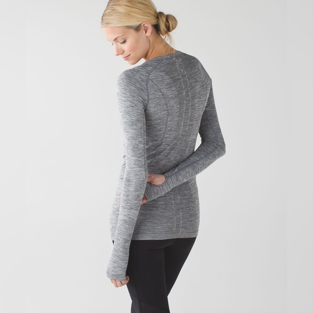 Lululemon Swiftly Tech Long Sleeve Crew Running Thumb Holes Activewear Workout